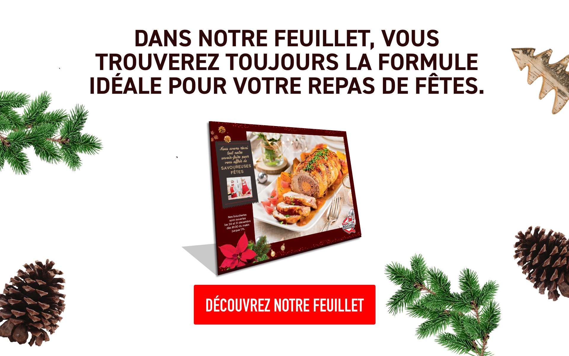 Nos menus de fêtes | Boucherie Henri Boucher